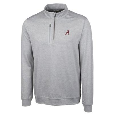 Alabama Cutter & Buck Big & Tall Stealth Half Zip Pullover