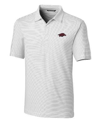 Arkansas Cutter & Buck Big & Tall Forge Pencil Stripe Polo