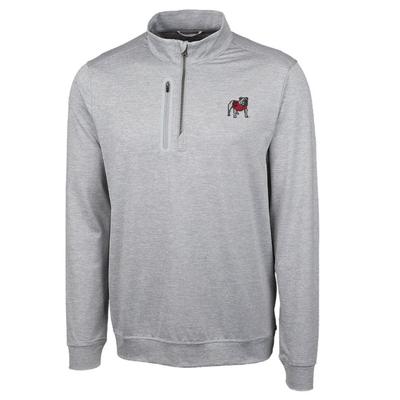 Georgia Cutter & Buck Big & Tall Stealth Half Zip Pullover