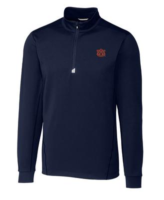 Auburn Cutter & Buck Big & Tall Traverse Half Zip Pullover