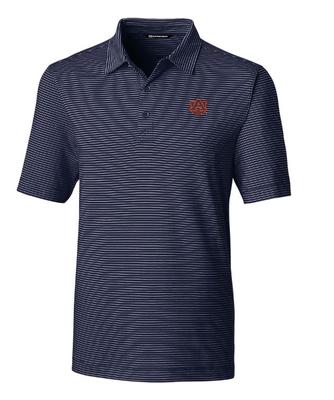 Auburn Cutter & Buck Big & Tall Forge Pencil Stripe Polo