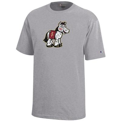 Florida State Champion YOUTH Cimarron Logo Tee OXFORD_GREY