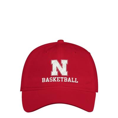 Nebraska Adidas Basketball Adjustable Hat