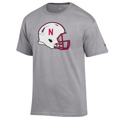 Nebraska Champion Men's Helmet Tee