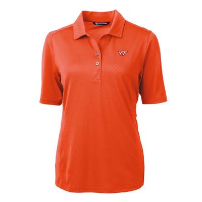 Virginia Tech Women's Cutter and Buck Virtue Ecopique Polo