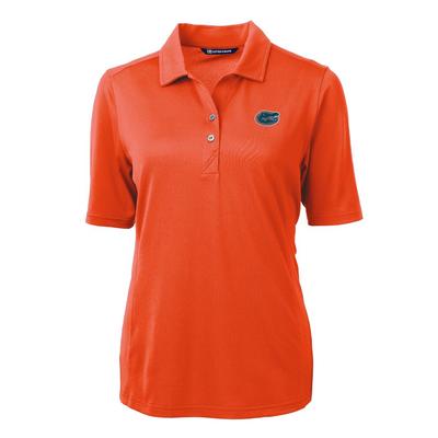 Florida Women's Cutter And Buck Virtue Ecopique Polo COLLEGE_ORANGE