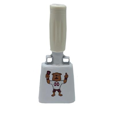 Mississippi State Small Young Bully White Cowbell