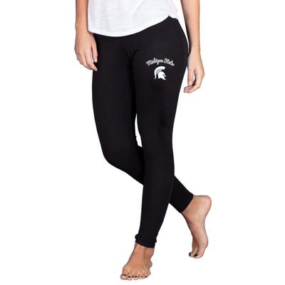 Michigan State College Concepts Women's Fraction Leggings