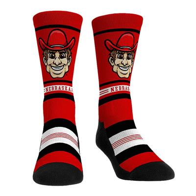 Nebraska Single Face Herbie Husker Sock