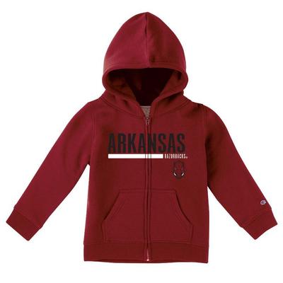 Arkansas Champion Infant Full Zip Fleece Hoodie