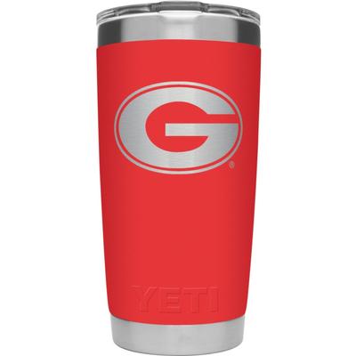 Georgia Yeti Powder Coated 20oz Tumbler