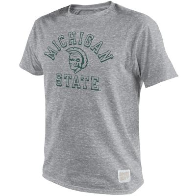 Michigan State Vault Arch Streaky Short Sleeve Tee