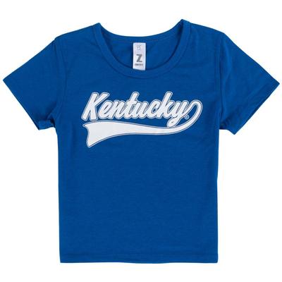 Kentucky Zoozatz YOUTH Crop Short Sleeve Tee