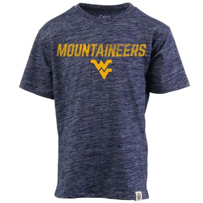 West Virginia Youth Cloudy Yarn Tee